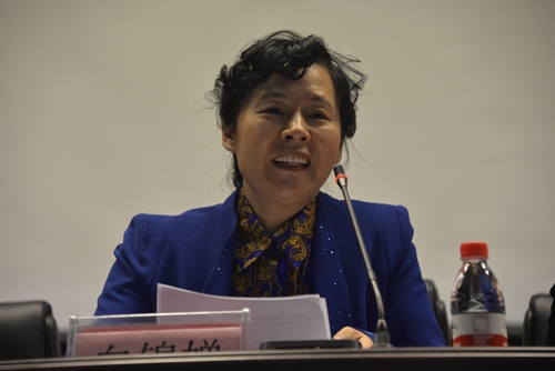 省妇联副主席白锦婵致辞